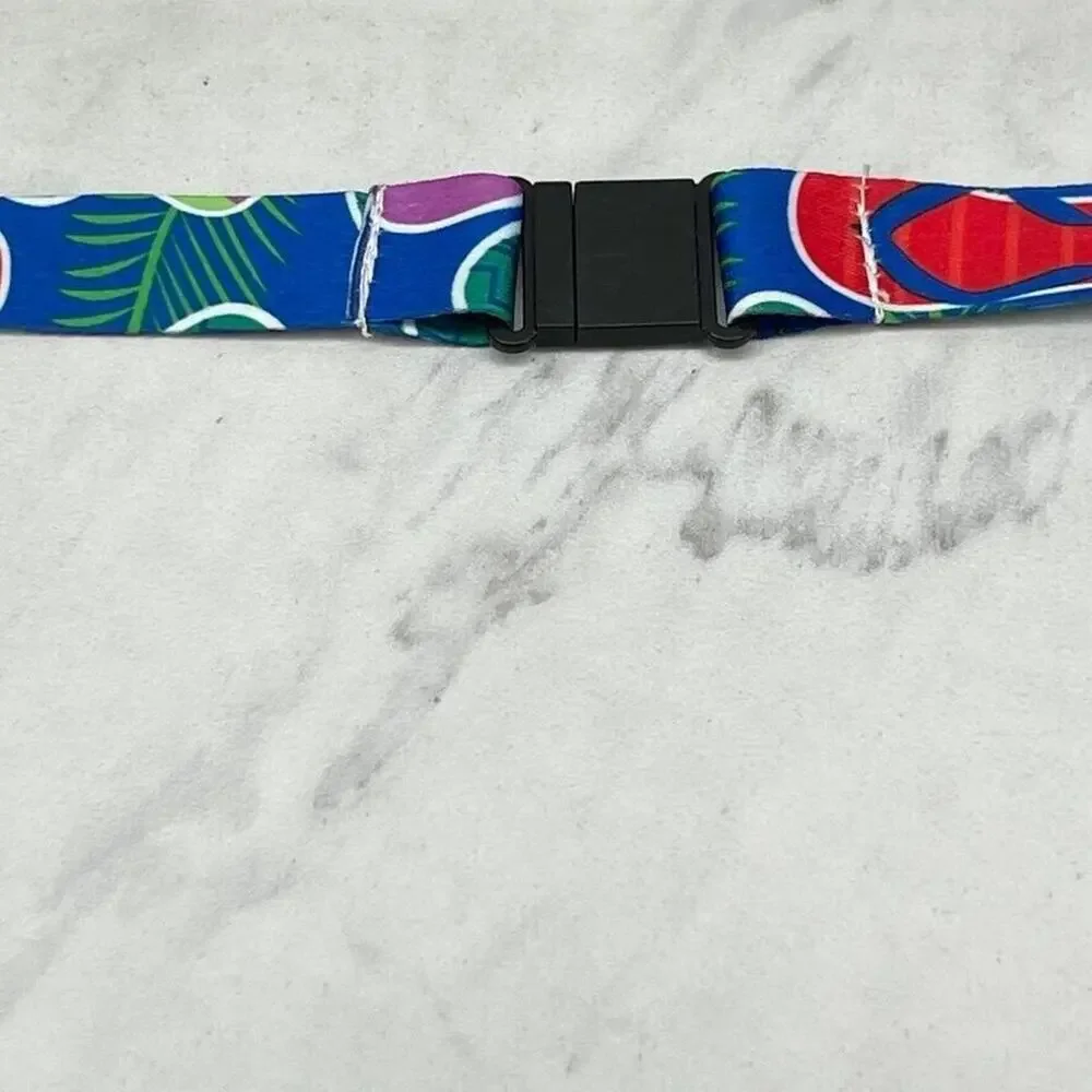 Colorful Flip Flop ID Badge Holder Lanyard Necklace